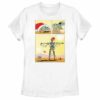 Women’s Star Wars The Mandalorian IG-11 Christmas Tree Comic T-Shirt