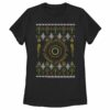 Women’s The Lord of the Rings Fellowship of the Ring Christmas Sweater Ring T-Shirt