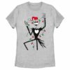 Women’s The Nightmare Before Christmas Jack Christmas Lights T-Shirt