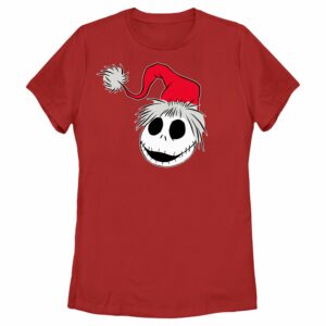 Women’s The Nightmare Before Christmas Jack Santa Hat T-Shirt