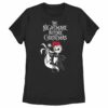 Women’s The Nightmare Before Christmas Jack Skellington Santa Hat Logo T-Shirt