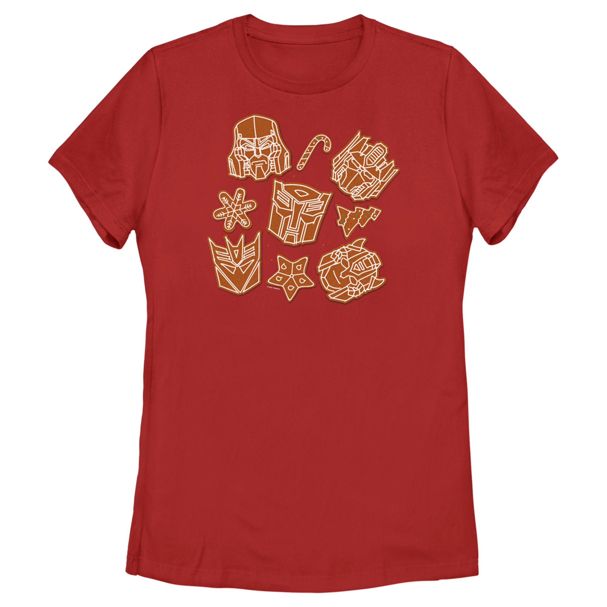 Women's Transformers Gingerbread Transformers T-Shirt Women's Transformers Gingerbread Transformers T-Shirt
