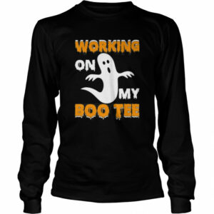 Working on My Boo Tee shirt