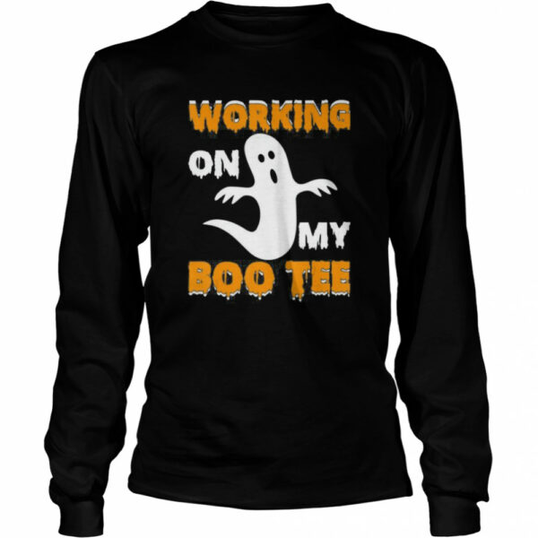 Working on My Boo Tee shirt