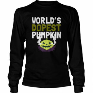 World’s Dopest Pumpkin Weed Marijuana halloween shirt