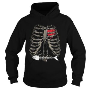 Xray Stomach Fish Bone Costume Cool Easy Halloween shirt