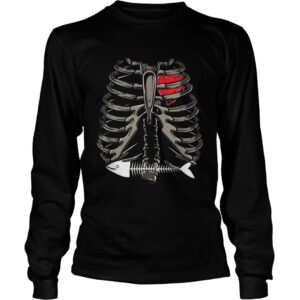 Xray Stomach Fish Bone Costume Cool Easy Halloween shirt