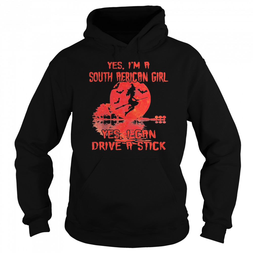 Yes I’m A South African Girl Yes I Can Drive A Stick Witch Blood Moon Halloween shirt Yes I’m A South African Girl Yes I Can Drive A Stick Witch Blood Moon Halloween shirt