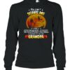 You Can’t Scare Me I Have A Guardian Angel In Heaven And I Call Him Grandpa Halloween T-shirt