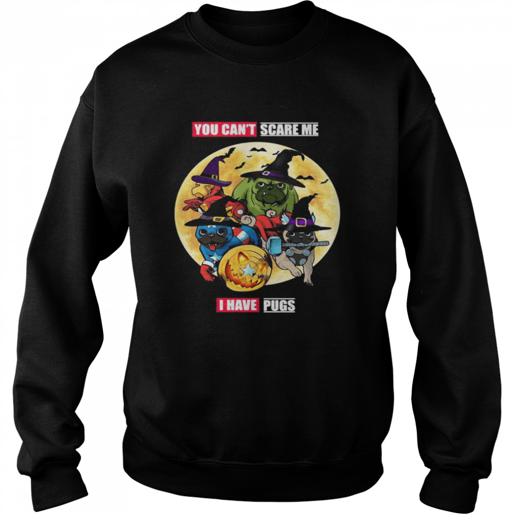 You Can’t Scare Me I Have Pugs Avengers Halloween shirt You Can’t Scare Me I Have Pugs Avengers Halloween shirt