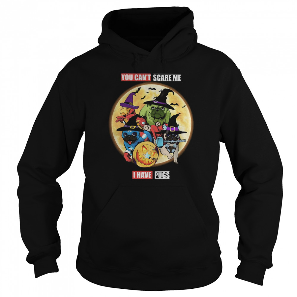 You Can’t Scare Me I Have Pugs Avengers Halloween shirt You Can’t Scare Me I Have Pugs Avengers Halloween shirt