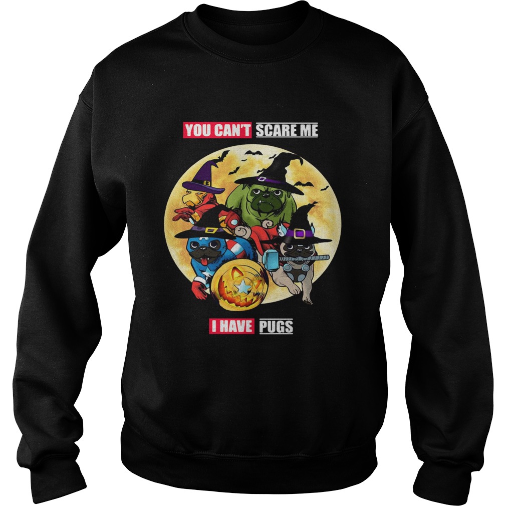You Cant Scare Me I Have Pugs Avengers Halloween shirt You Cant Scare Me I Have Pugs Avengers Halloween shirt