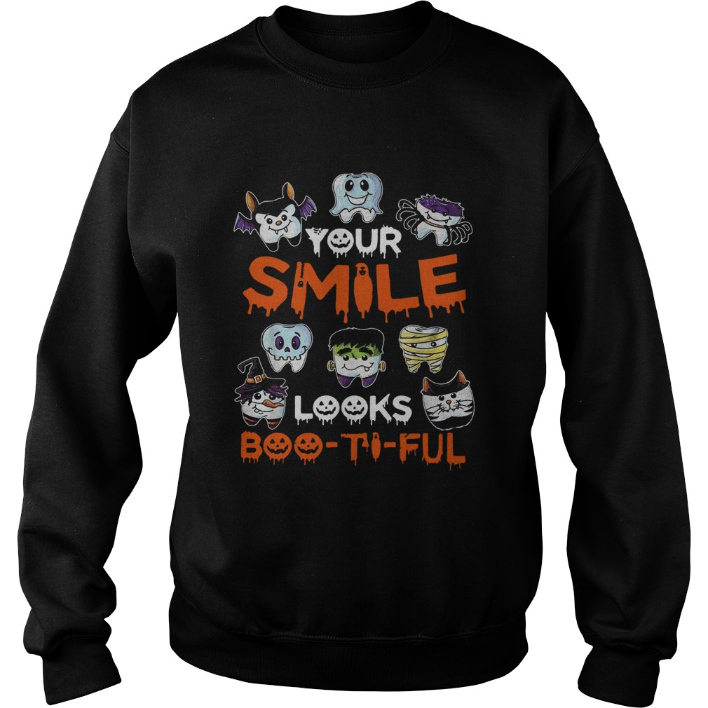 Your smile looks bootiful Halloween shirt Your smile looks bootiful Halloween shirt