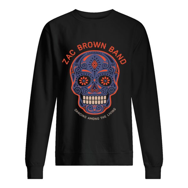 Zac Brown Band – Sugar Skull Halloween Day of the Dead shirt