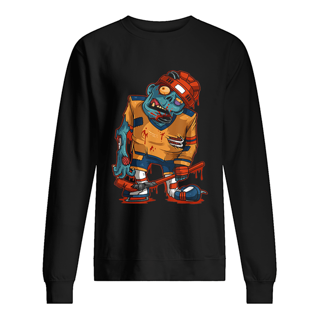 Zombie Ice Hockey Player Halloween Trick or Treating shirt Zombie Ice Hockey Player Halloween Trick or Treating shirt