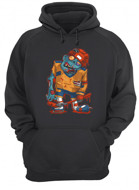 Zombie Ice Hockey Player Halloween Trick or Treating shirt Zombie Ice Hockey Player Halloween Trick or Treating shirt