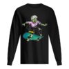 Zombie Teen Halloween Skateboarder Costume Kids Gift shirt