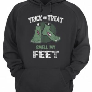 Zombie Trick or Treat Smell My Feet Halloween shirt 3