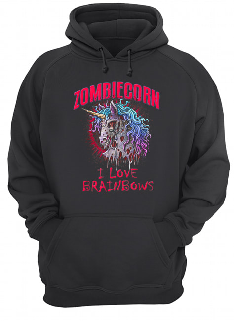 Zombie Unicorn I Love Brainbows Halloween Gothic Goth Punk shirt Zombie Unicorn I Love Brainbows Halloween Gothic Goth Punk shirt