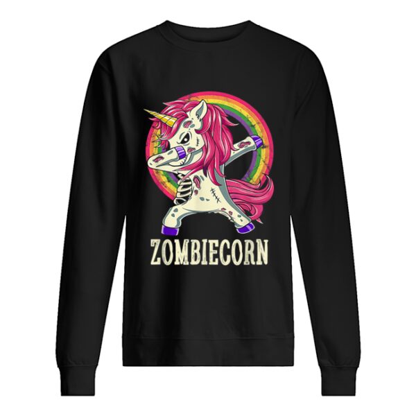 Zombiecorn Zombie Unicorn Dab Dance Halloween Gift shirt