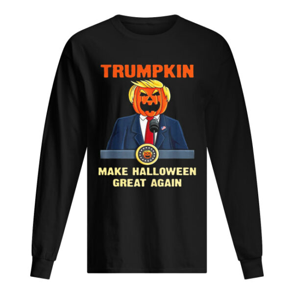 trumpkin make halloween great again shirt
