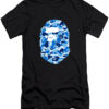 A Bathing Ape Original T-Shirt Art Blue