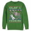 Men’s Frozen Ugly Christmas Olaf Sven Sweatshirt