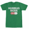 Men’s Lost Gods Christmas Humbug Mode On T-Shirt