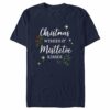 Men’s Lost Gods Christmas Wishes and Mistletoe Kisses T-Shirt
