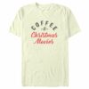 Men’s Lost Gods Distressed Coffee and Christmas Movies T-Shirt