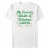 Men’s Lost Gods My Favorite Color Is Christmas Lights T-Shirt