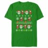 Men’s Lost Gods Santa Claus Ugly Christmas Sweater T-Shirt