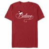 Men’s Lost Gods Santa Hat Believe T-Shirt