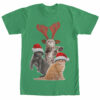 Men’s Lost Gods Ugly Christmas Cats T-Shirt