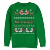 Men’s Lost Gods Ugly Christmas Santa Claus Pattern Sweatshirt