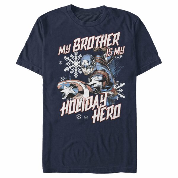 Men’s Marvel Captain America Brother Holiday Hero T-Shirt