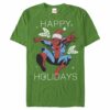 Men’s Marvel Christmas Holly Spider-Man T-Shirt