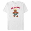 Men’s Marvel Christmas Spider-Man Snap Gingerbread Cookie T-Shirt