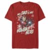 Men’s Marvel Iron Man Dad Holiday Hero T-Shirt
