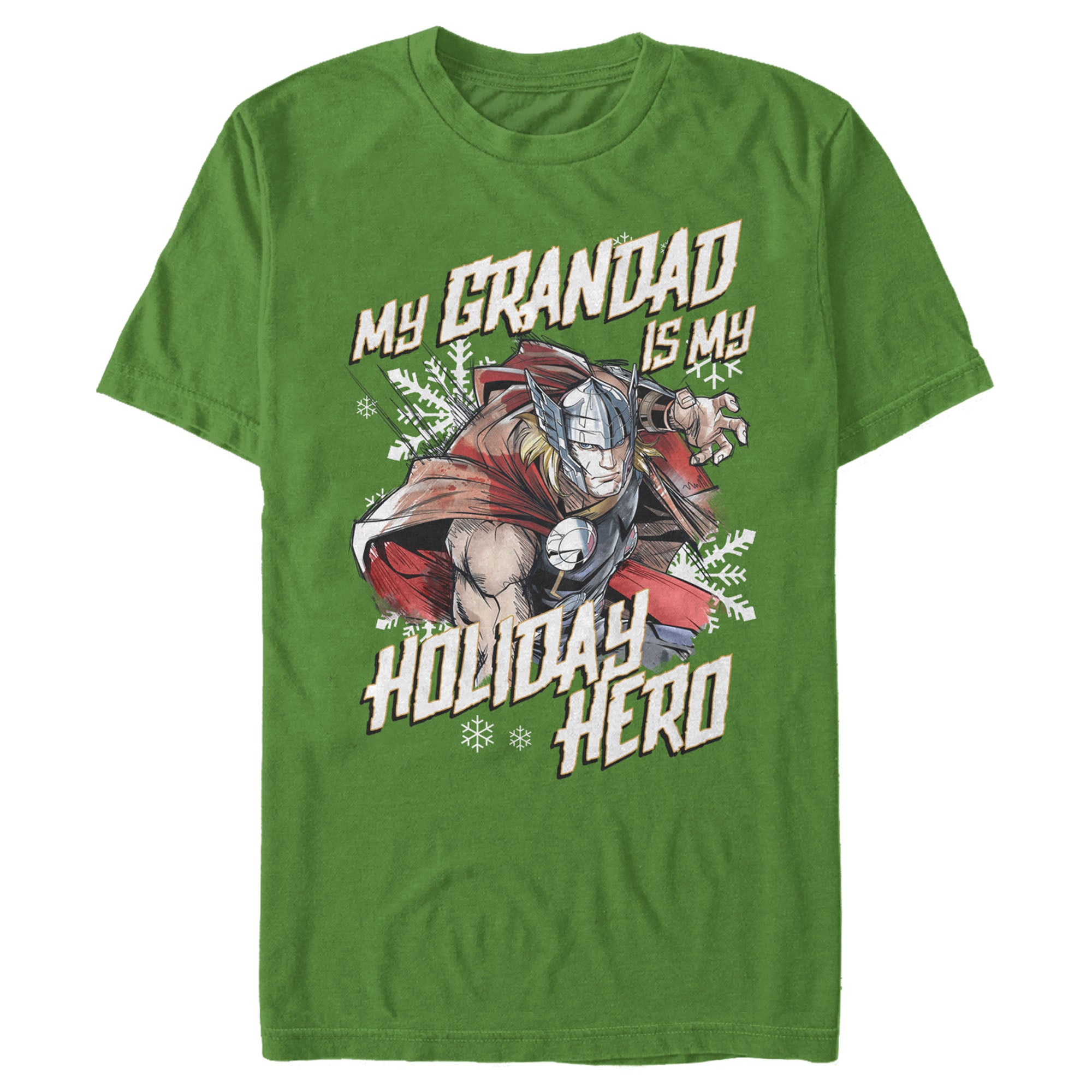 Men's Marvel Thor Grandad Holiday Hero T-Shirt Men's Marvel Thor Grandad Holiday Hero T-Shirt