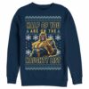 Men’s Marvel Ugly Christmas Thanos Naughty List Sweatshirt