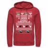 Men’s National Lampoon’s Christmas Vacation Griswold Family Christmas Ugly Sweater Pull Over Hoodie