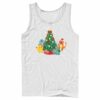 Men’s Pokemon Christmas Tree Characters Tank Top