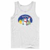 Men’s Pokemon Happy Holidays Snowman Pikachu Tank Top