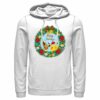 Men’s Pokemon Pikachu and Eevee Happy Holidays Pull Over Hoodie