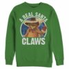 Men’s Shrek Christmas Santa Claws Puss in Boots Sweatshirt
