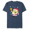 Men’s SpongeBob SquarePants Christmas Santa Bell T-Shirt