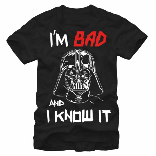 Men’s Star Wars Darth Vader Bad and I Know It T-Shirt