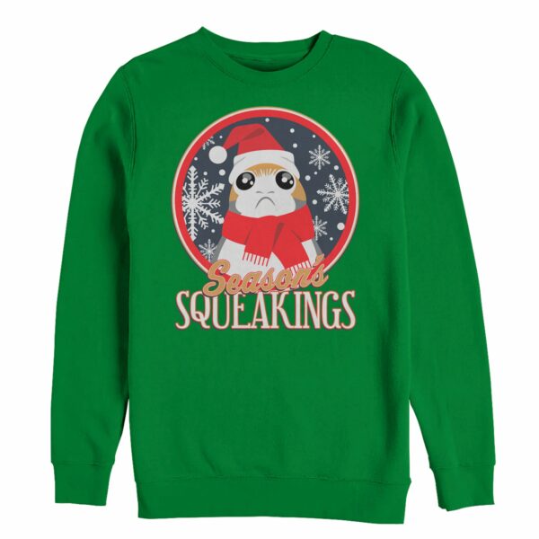 Men’s Star Wars The Last Jedi Season Squeakings Porg Sweatshirt