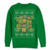 Men’s Teenage Mutant Ninja Turtles Ugly Christmas Sweater Sweatshirt